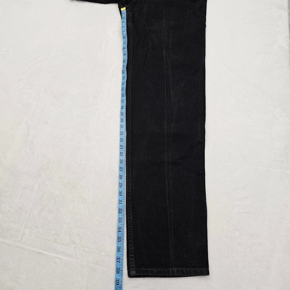 Levi's 550 Relaxed Fit Jeans Mens 36x38 Tall Black Denim Tapered Vintage Skater